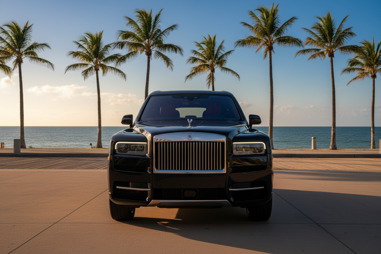 Rolls-Royce Cullinan (Black with Red)