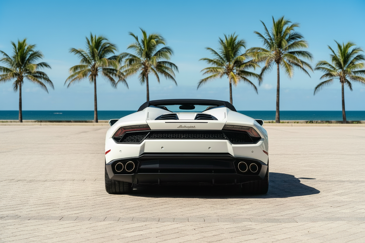 Lamborghini Huracan Spyder (White)