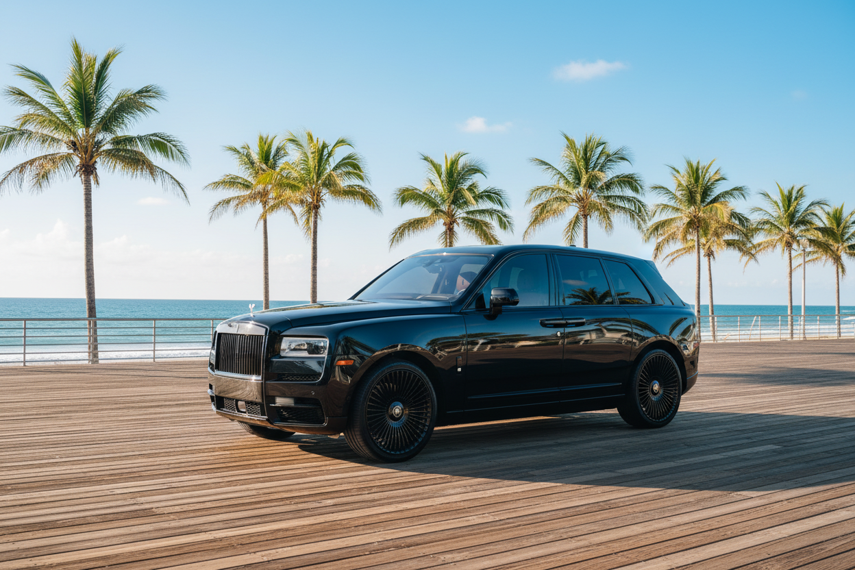 Rolls-Royce Cullinan (Black with Orange)